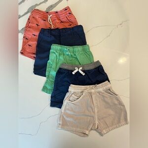 Lot of Assorted 5 Toddler Casual Shorts - Old Navy, Cat & Jack, Carter’s & Zara